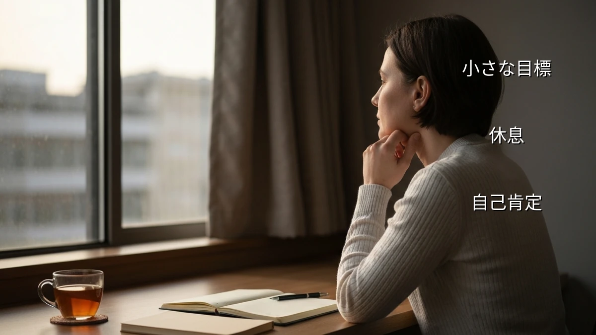 忙しい人が目標設定後にやる気が出ない時でも、自分を責めずに続けるコツ