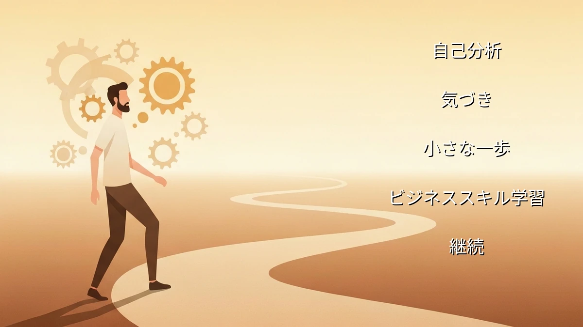 忙しい人が自己分析の気づきを活かす!ビジネススキル学習への小さな一歩