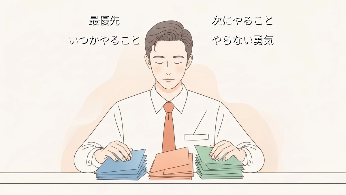 忙しい人が完璧を手放す！タスク優先順位の「ゆるい」見直し方