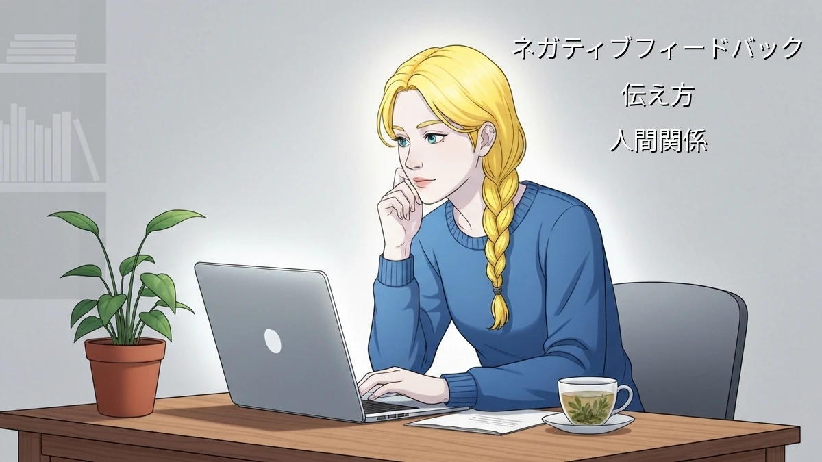 忙しい人が人間関係を壊さずに伝える!ネガティブフィードバックのコツ