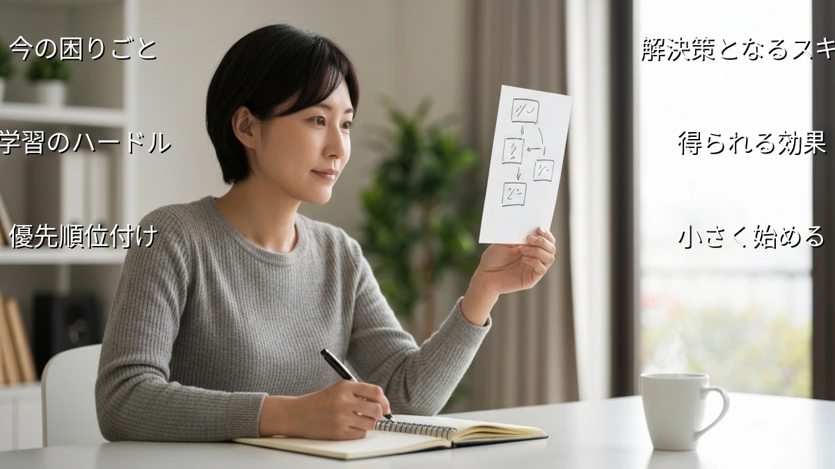 忙しい人が挫折しない!自己分析でビジネススキル学習の優先順位を見つける方法
